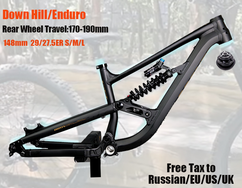 Mountain Biking In The Uk - Full Suspension Frame Enduro Aluminum Bike