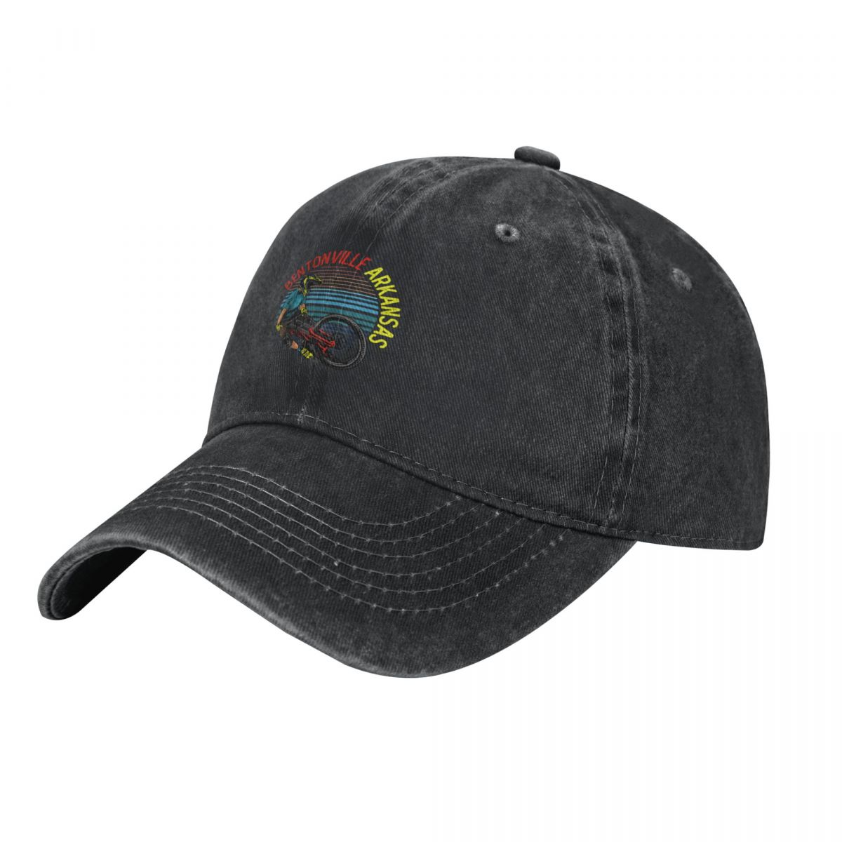 Mountain Biking Arkansas - Vintage Retro Bentonville arkansas mountain biking