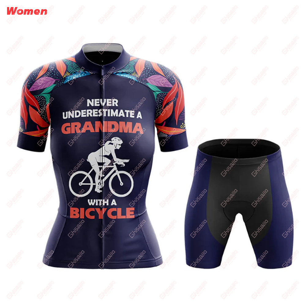 New Grandma Polyester Cycling  - đánh giá và giá Mountain Biking Outfits Women