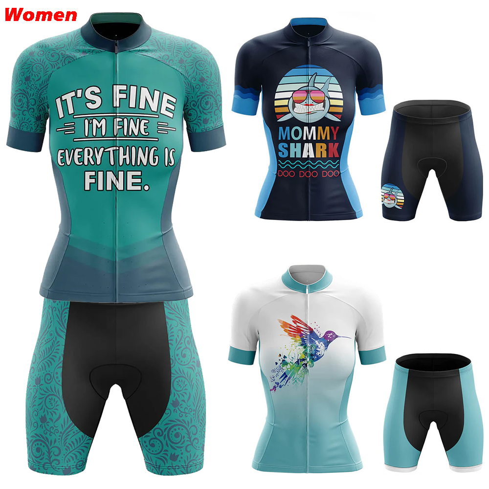 I'm Fine Polyester Cycling Clo - đánh giá và giá Mountain Biking Outfits Women
