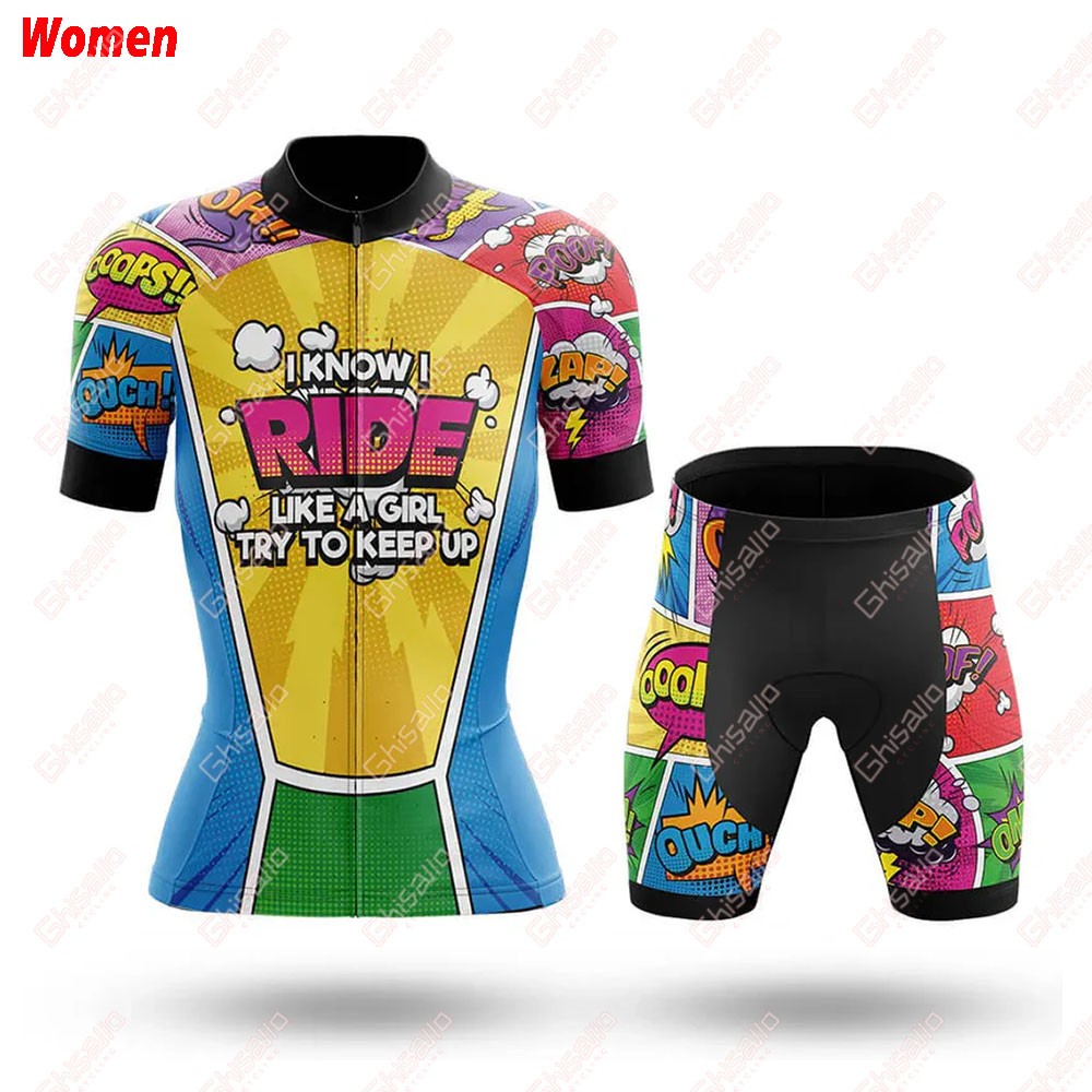 Like A Girl Comic Polyester Cy - đánh giá và giá Mountain Biking Outfits Women